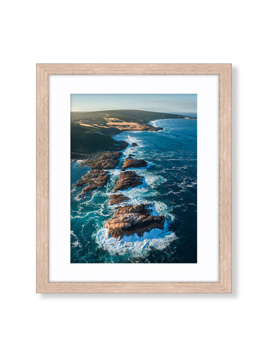 An Aerial Drone Photo of Canal Rocks in Yallingup Margaret River. Available as a fine art framed photo print.