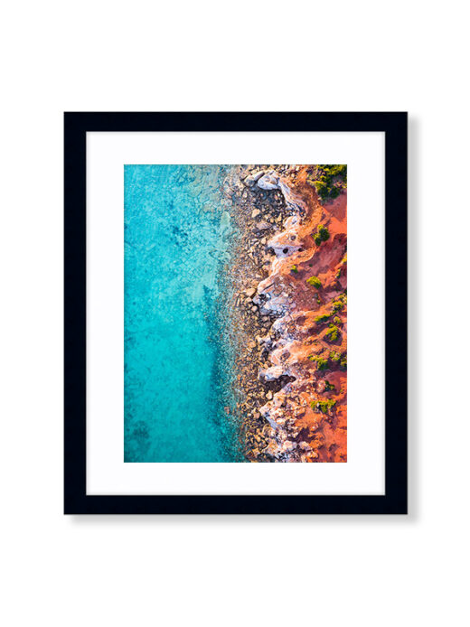 Gantheaume Point Sunrise Aerial Drone Photo. Available as a fine art framed photo print.