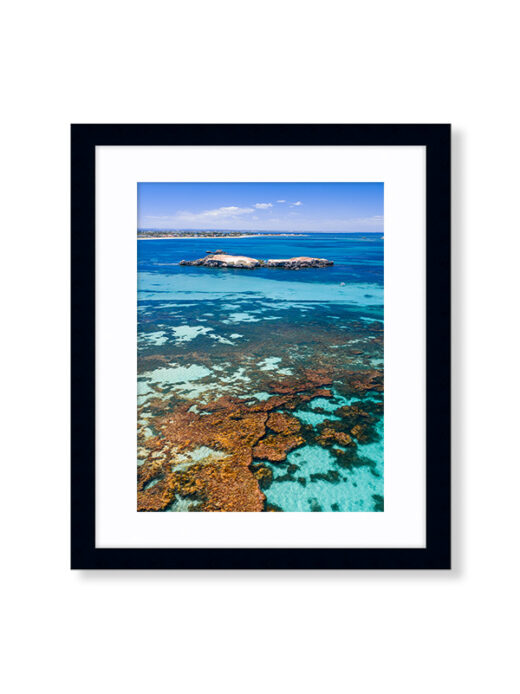 Point Peron Bird Island in Rockingham Fine Art Photo Framed Print