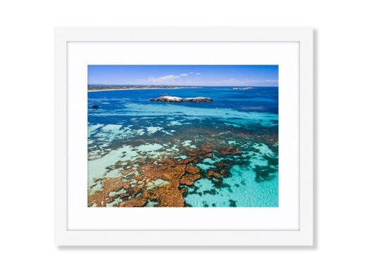 Point Peron Bird Island in Rockingham Fine Art Photo Framed Print