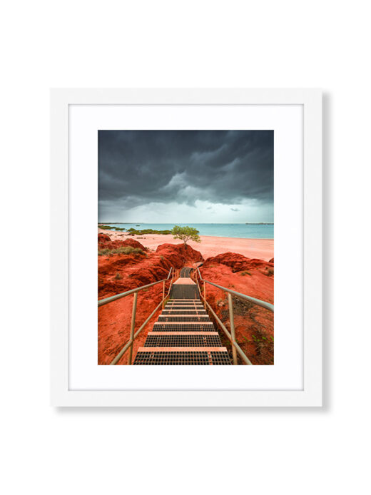 Roebuck Bay Storm Framed Fine Art Photo in Broome Western Australia
